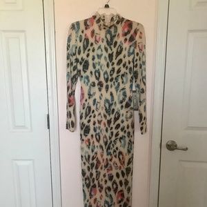 Fitted Print Dress